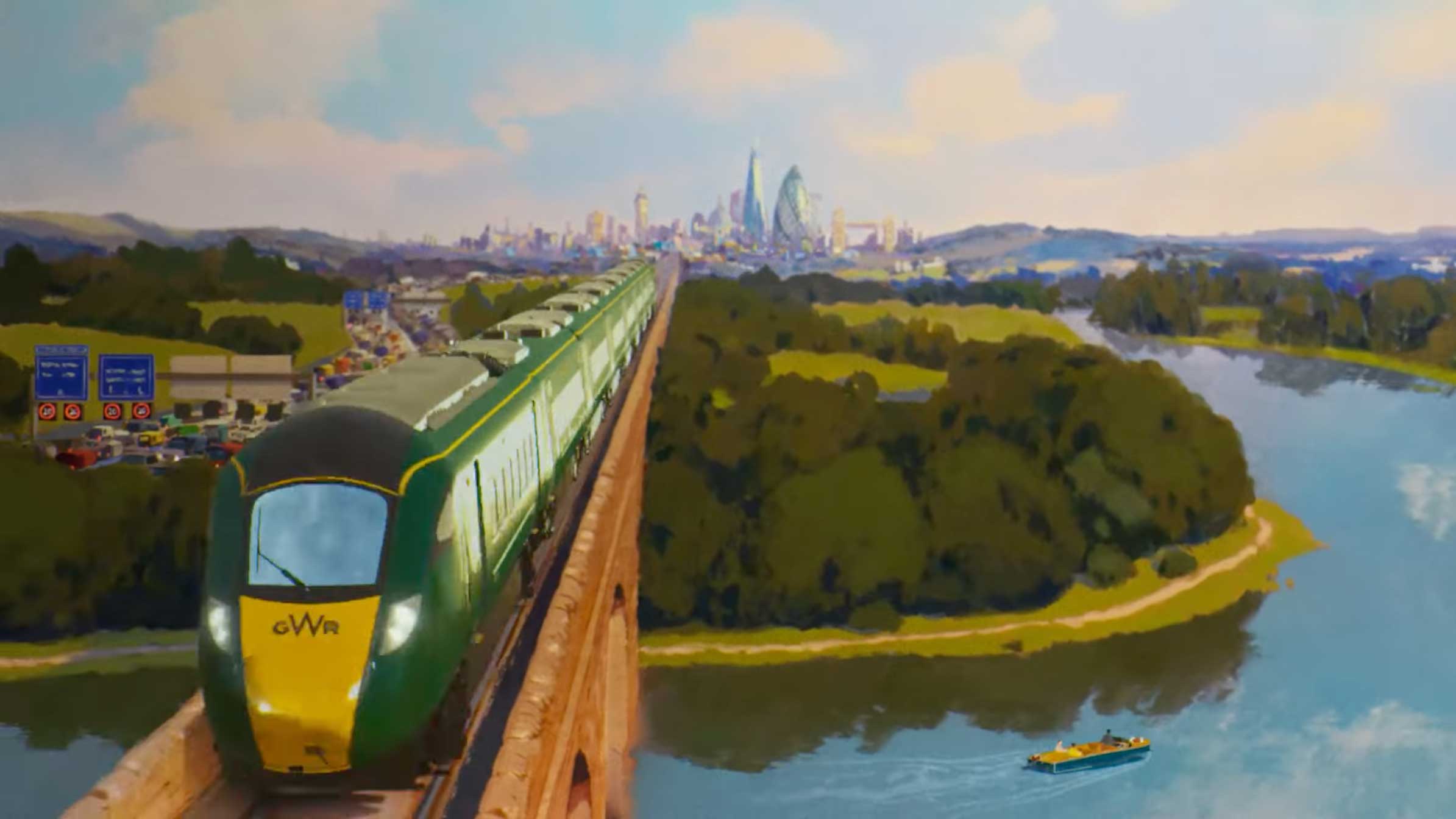 GWR A Thrilling Engagement ad by Peter Baynton and Not to Scale | STASH MAGAZINE