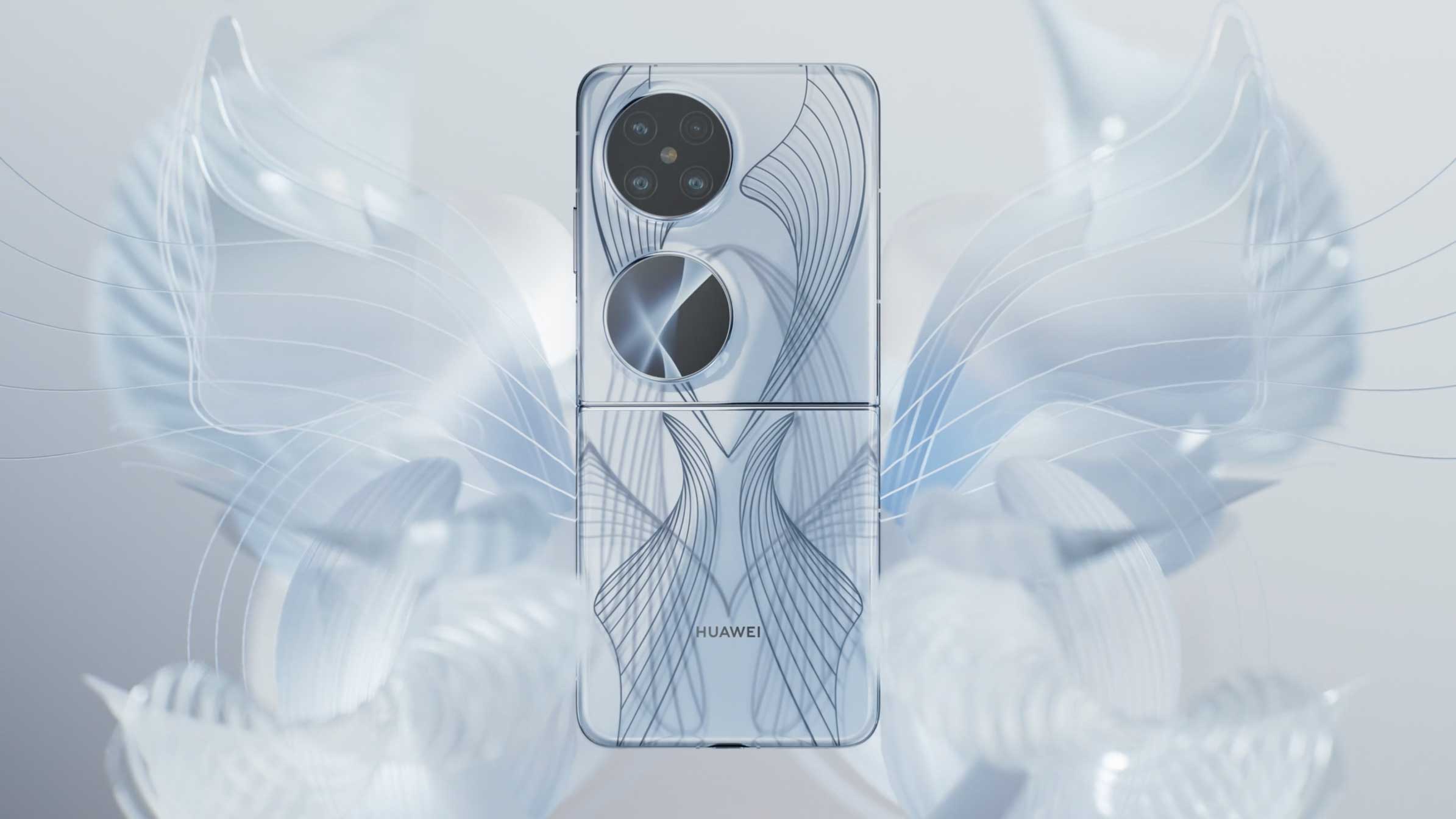 Huawei x Iris van Herpen Pocket 2 phone by Tendril | STASH MAGAZINE