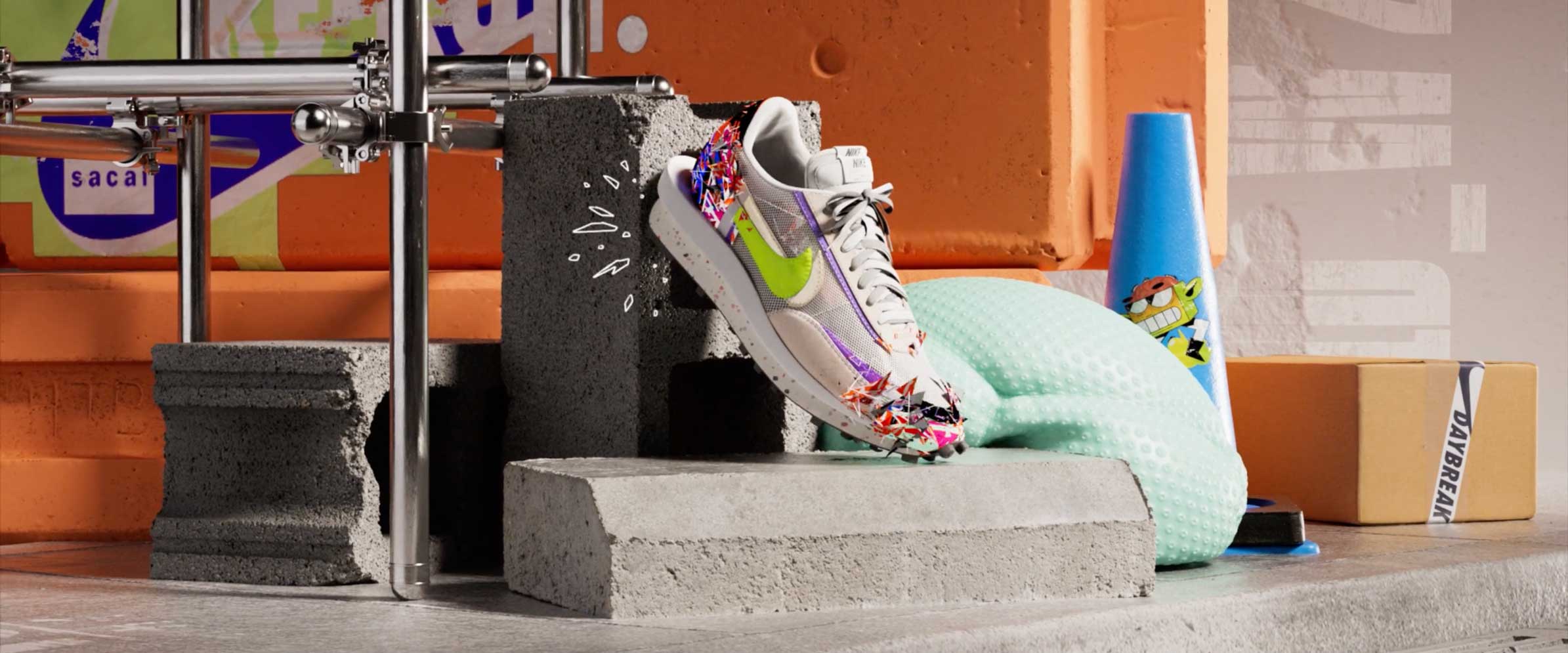 Nike x Sacai sneaker spec spot by Kappiri Studio | STASH MAGAZINE