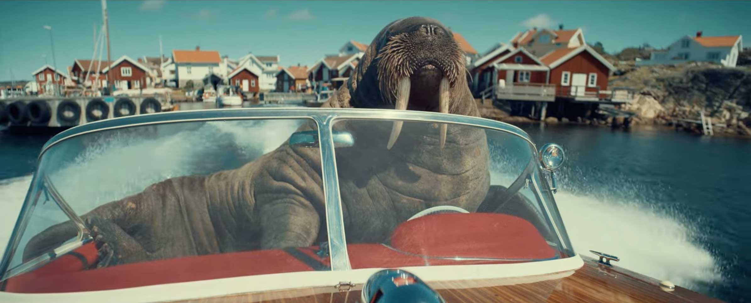 Virgin Media broadband Walrus Whizzer by Untold Studios and Andreas Nilsson | STASH MAGAZINE